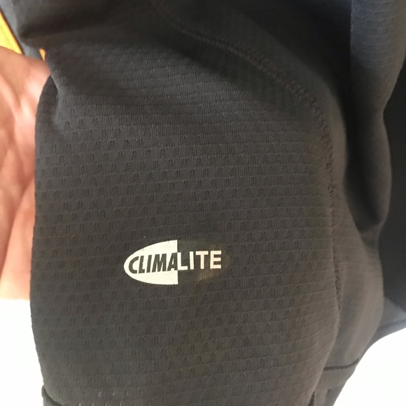 SOPD Adidas men’s shirt gray with orange stripes - Picture 5 of 6